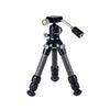 Dmiditir Lightweight Carbon Fiber Mini Tripod 360° Pan & Foldable for Video Camera Webcam-GT21C+Q10 Hunting & Camera Accessories