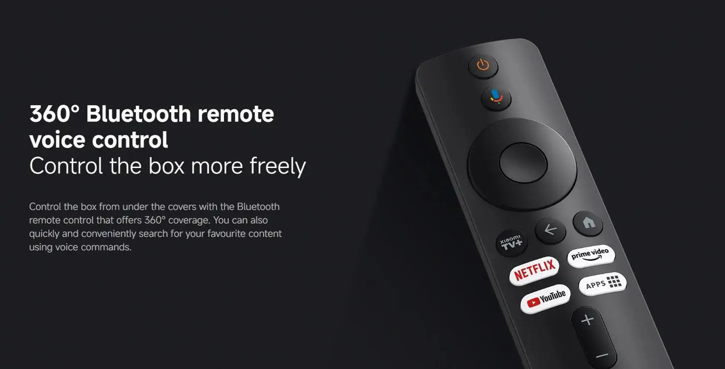 Xiaomi Mi TV Box S 3rd / 2nd Gen, Android Smart TV Box Media Player 4K UHD Google TV Dolby Vision HDR10+ Google Assistant BT5.2