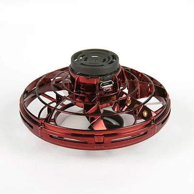 Mini Drone LED UFO Fingertip flying machine induction gyroscope Decompression adult children's toys