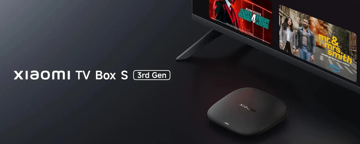 Xiaomi Mi TV Box S 3rd / 2nd Gen, Android Smart TV Box Media Player 4K UHD Google TV Dolby Vision HDR10+ Google Assistant BT5.2