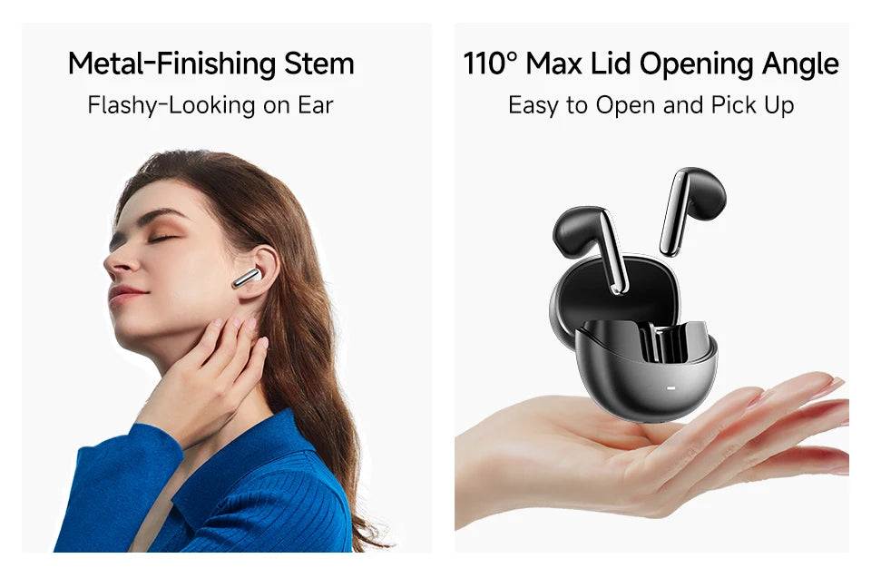 QCY HT10 AilyBuds Pro+ Wireless Bluetooth Earbuds Hi Res LDAC Adaptive Audio ANC Active Noise Cancellation Earphone 28H