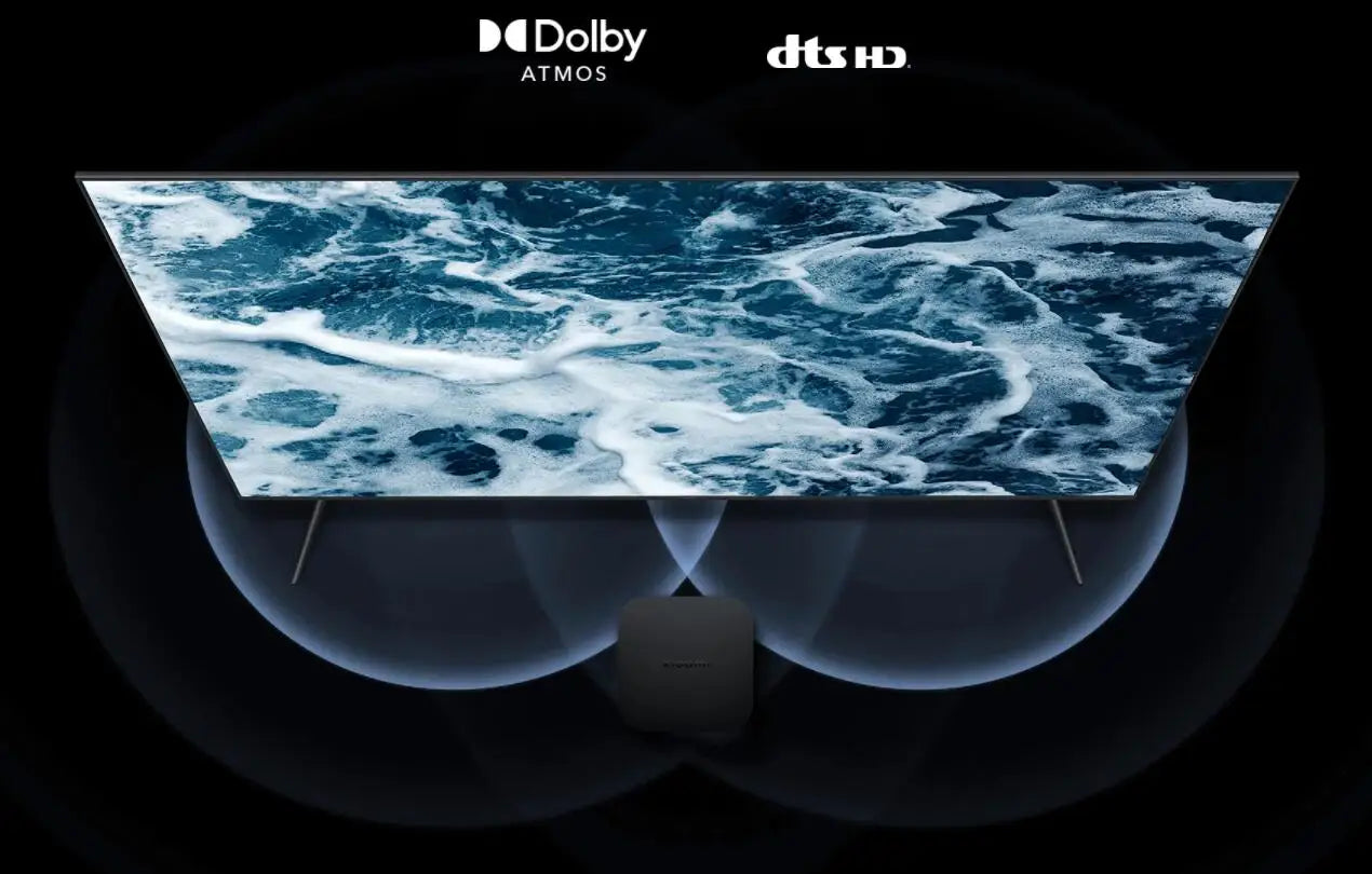 Xiaomi Mi TV Box S 3rd / 2nd Gen, Android Smart TV Box Media Player 4K UHD Google TV Dolby Vision HDR10+ Google Assistant BT5.2