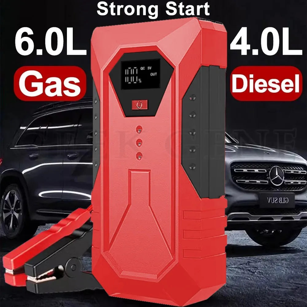 GKFLY 18000mAh Car Jump Starter Portable Power Bank Car Battery Booster 12V Car Starting Device for Petrol 6.0L Diesel 4.0L