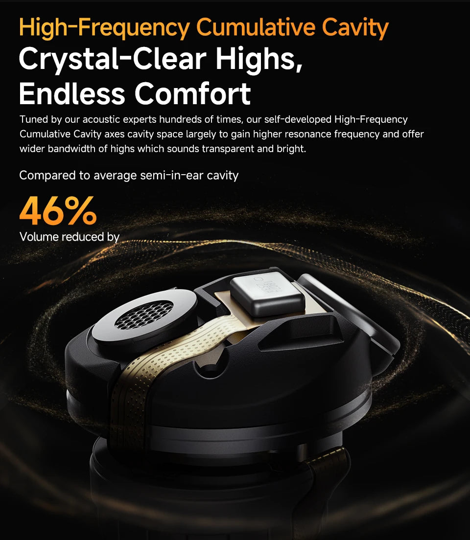QCY HT10 AilyBuds Pro+ Wireless Bluetooth Earbuds Hi Res LDAC Adaptive Audio ANC Active Noise Cancellation Earphone 28H