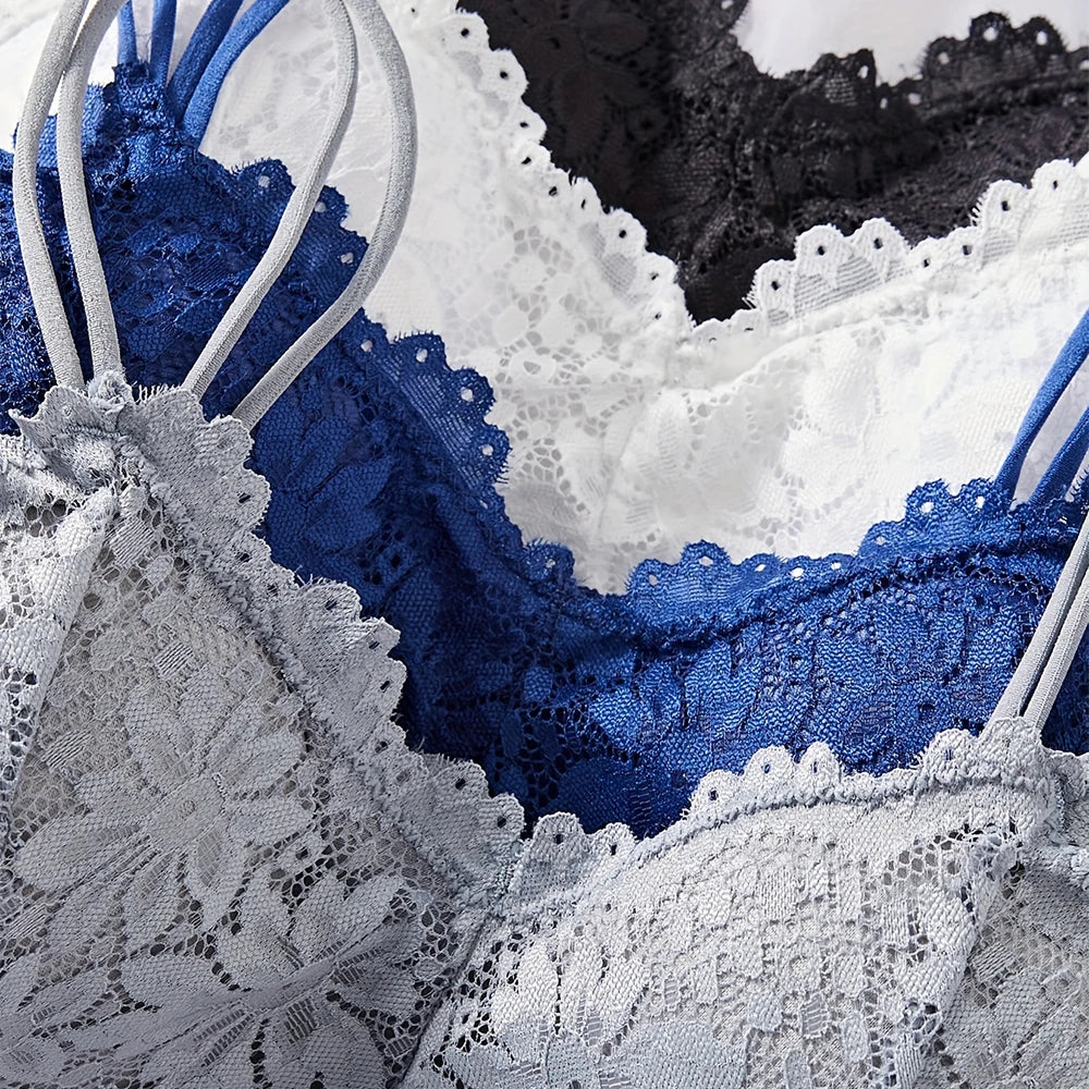 US Local Stock 4pcs Lace Valentines Lingerie Lingerie Vendors Underwear for Women Lingerie Set Underwear Woman Linge