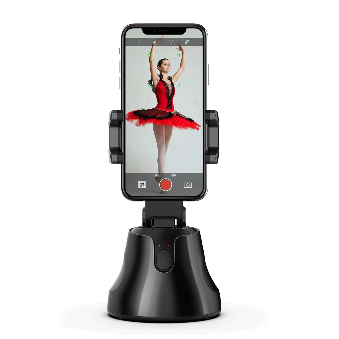 2025 Portable All-in-One Smart Selfie Stick Auto 360 Degree Rotates Face Object Tracking Wireless Vlog Shooting Smartphone Desk