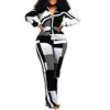 2025 Autumn Sports Sweatshirt Tops and Pants Set Women Matching Two Piece Set Ladies Streetwear Plus Size Outfits Tracksuit