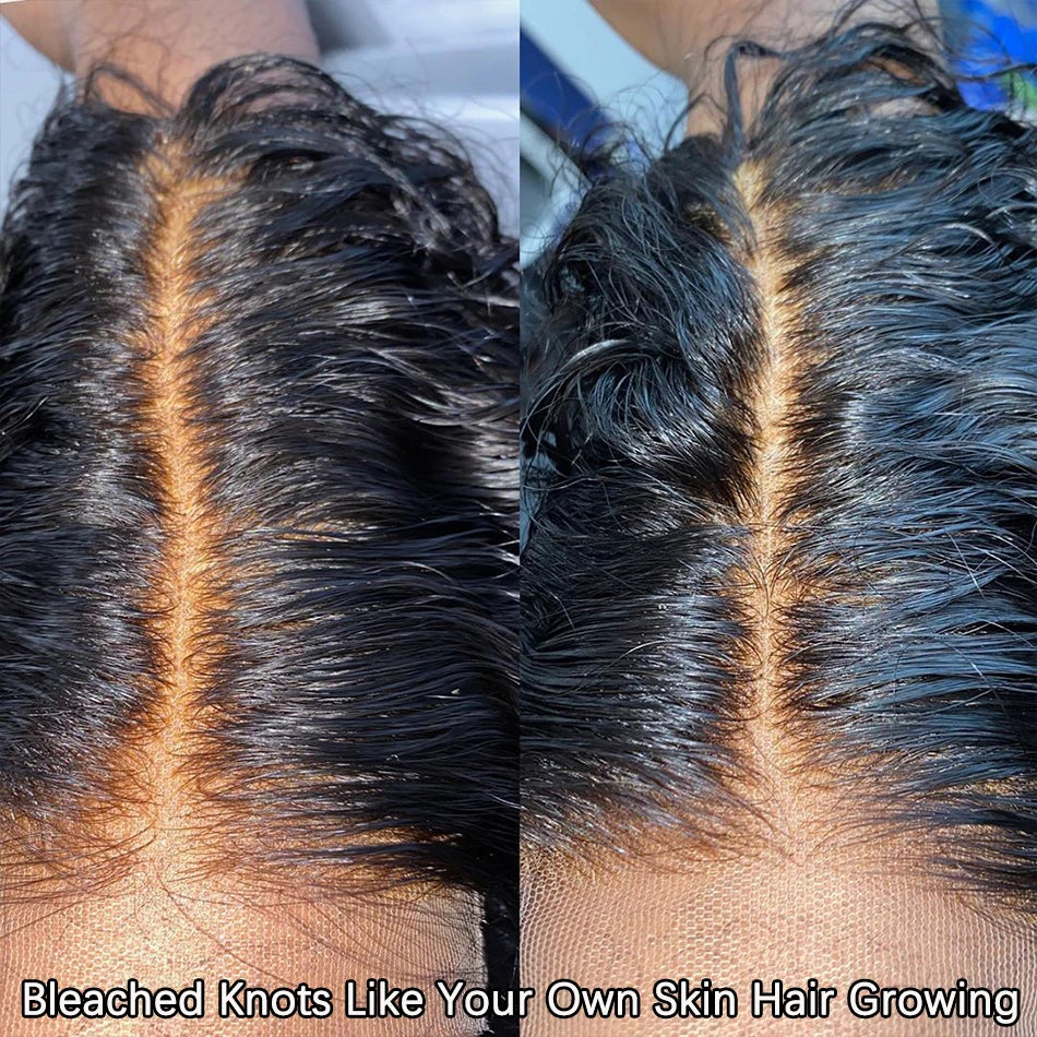 12a Brazilian Natural Color Bone Straight Lace Front Wig Pre Plucked HD Transparent 13x4 Lace Frontal Human Hair Wigs for Women