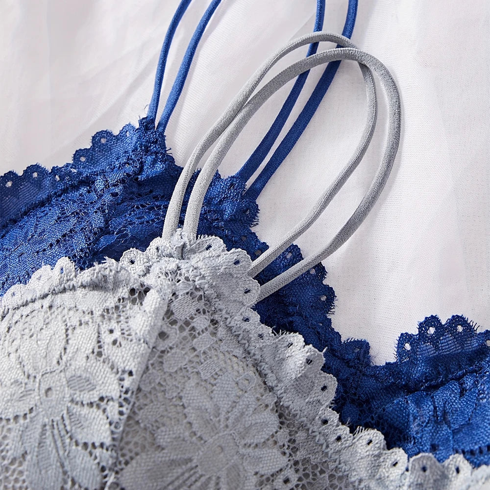 US Local Stock 4pcs Lace Valentines Lingerie Lingerie Vendors Underwear for Women Lingerie Set Underwear Woman Linge