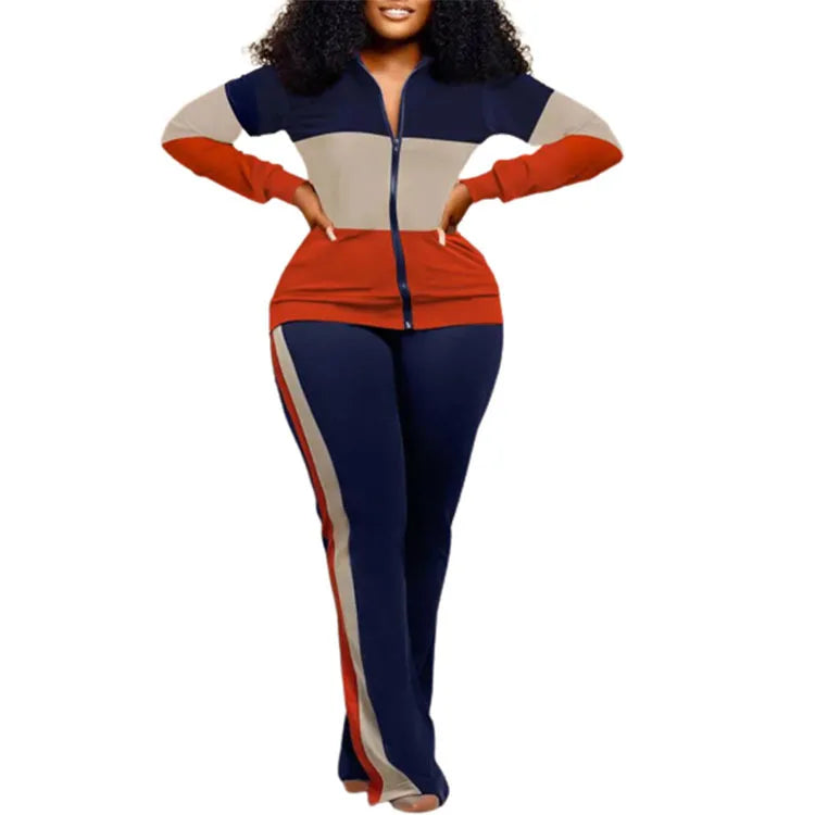 2025 Autumn Sports Sweatshirt Tops and Pants Set Women Matching Two Piece Set Ladies Streetwear Plus Size Outfits Tracksuit