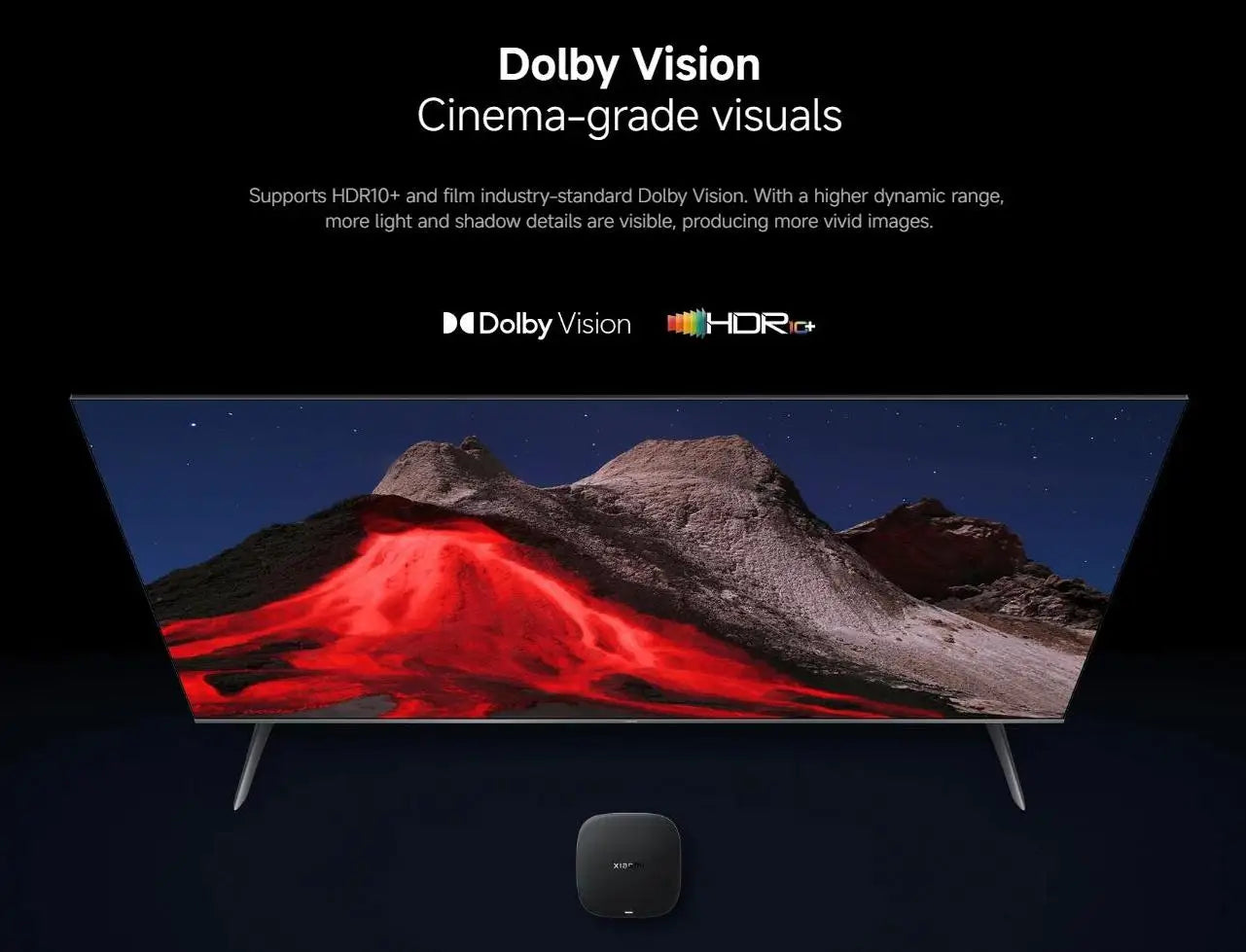 Xiaomi Mi TV Box S 3rd / 2nd Gen, Android Smart TV Box Media Player 4K UHD Google TV Dolby Vision HDR10+ Google Assistant BT5.2