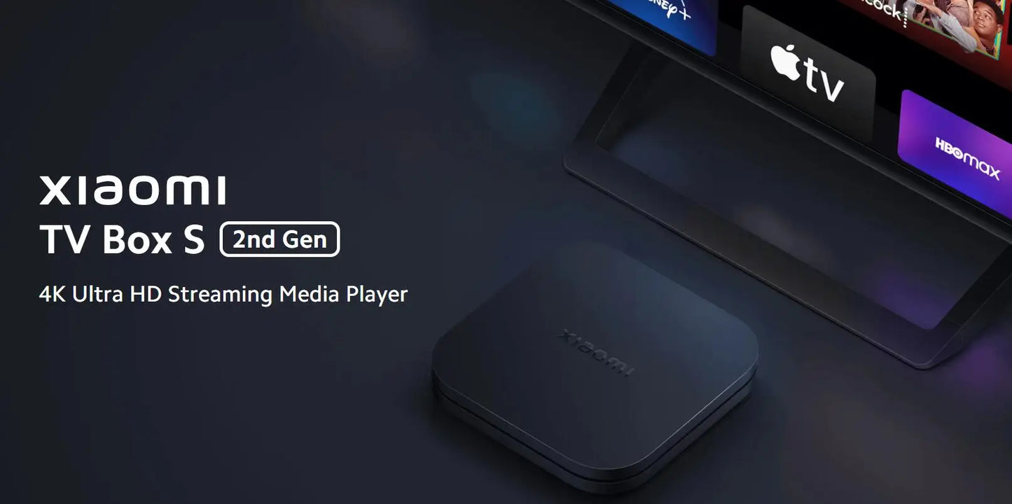 Xiaomi Mi TV Box S 3rd / 2nd Gen, Android Smart TV Box Media Player 4K UHD Google TV Dolby Vision HDR10+ Google Assistant BT5.2