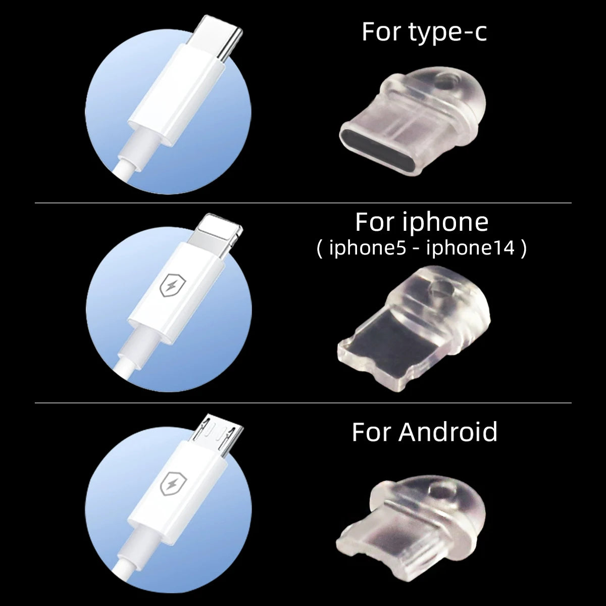 3 pieces of dust-proof mobile phone accessories, hanging accessories, phone cases, pendants, beautiful mobile phone accessories