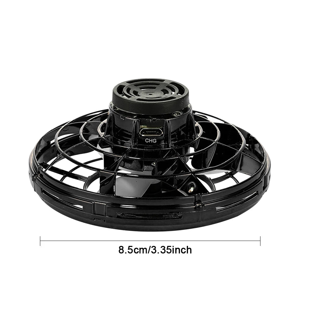 Helicopter Spinner Toy 360° Rotating Flying Fingertip Spinners 100mAh with LED Lights for Adult Kids Decompression Toy