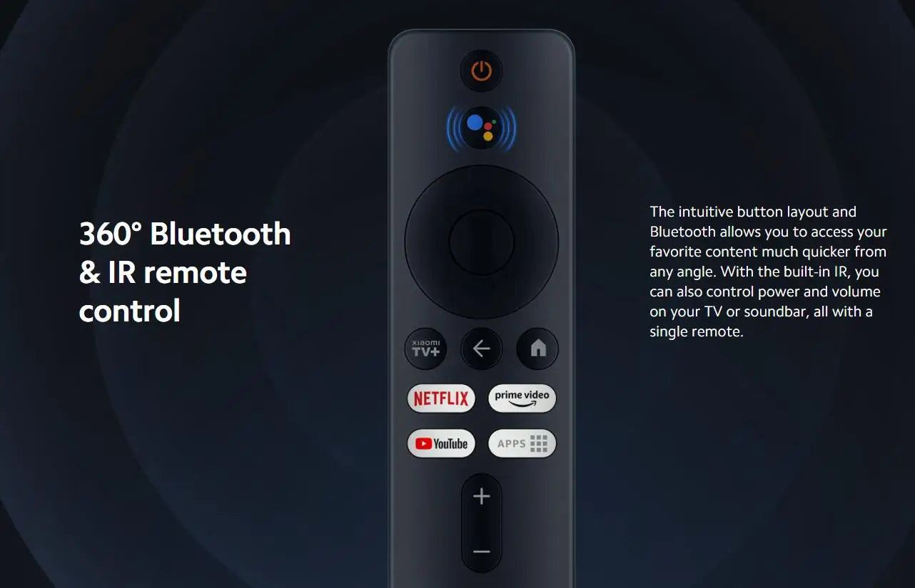 Xiaomi Mi TV Box S 3rd / 2nd Gen, Android Smart TV Box Media Player 4K UHD Google TV Dolby Vision HDR10+ Google Assistant BT5.2