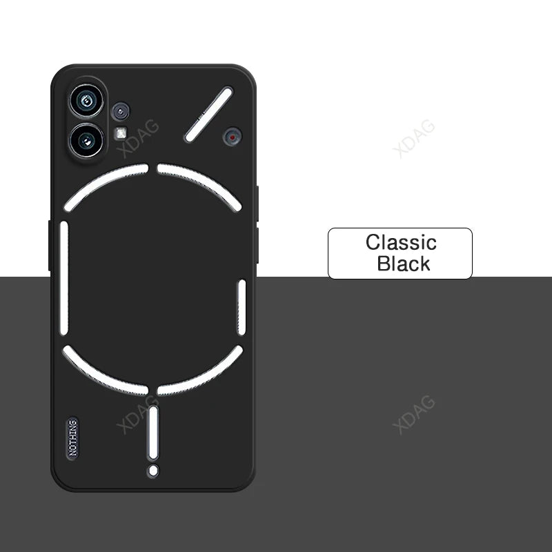 Phone Case for Nothing Phone (1) 1 One 5G A063 Fashion Simple High Qualtiy Original Liquid Silicone Camera Protection Back Cover