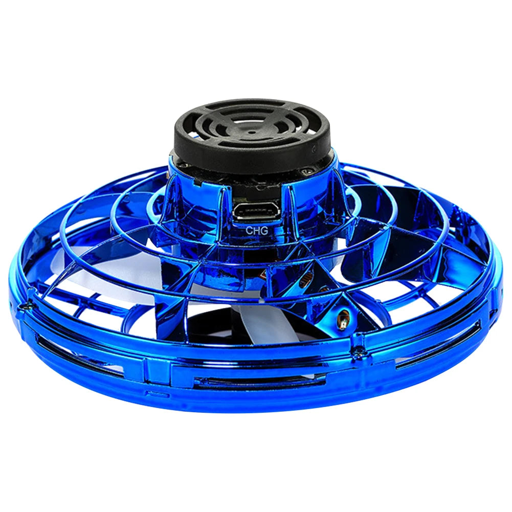 Helicopter Spinner Toy 360° Rotating Flying Fingertip Spinners 100mAh with LED Lights for Adult Kids Decompression Toy