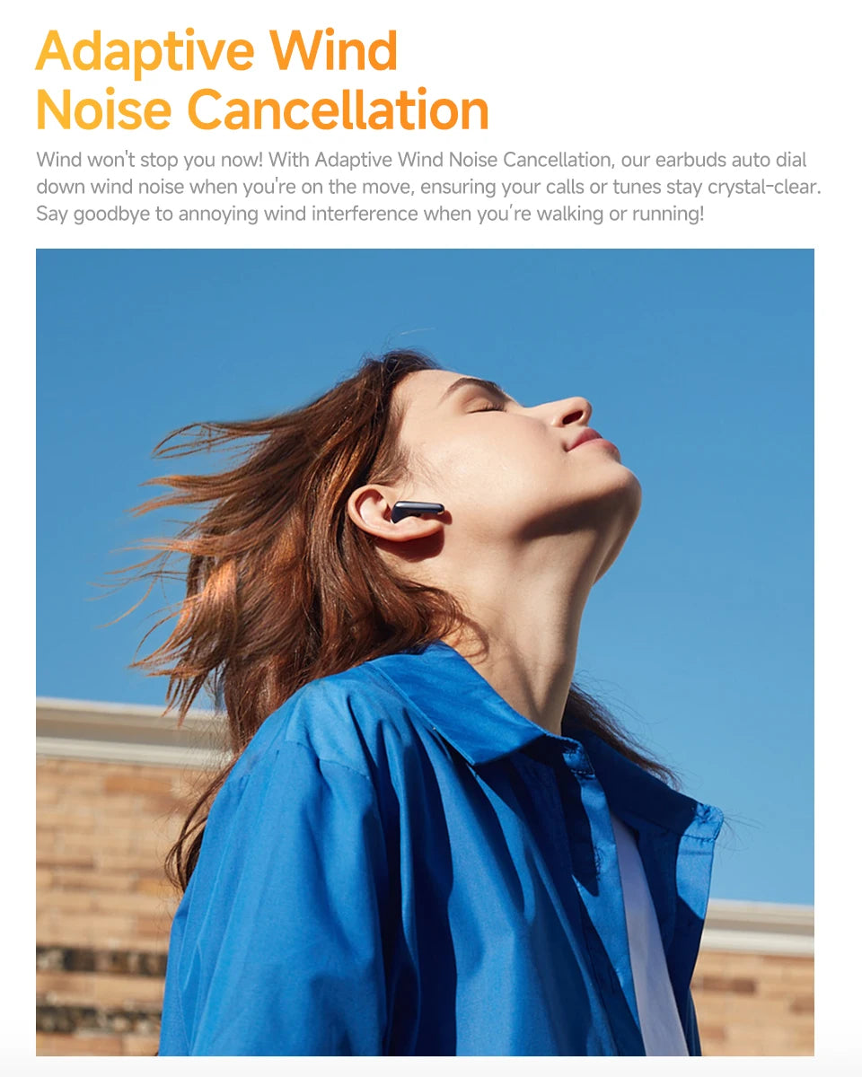QCY HT10 AilyBuds Pro+ Wireless Bluetooth Earbuds Hi Res LDAC Adaptive Audio ANC Active Noise Cancellation Earphone 28H