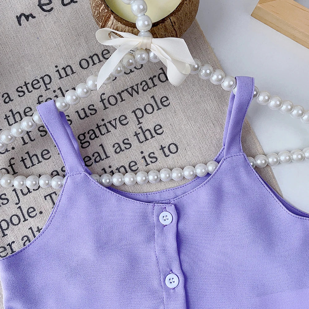 Kids Girls Clothing Sets Summer New Style Brand  Baby Short Sleeve T-Shirt+Pant Dress 2Pcs Children Clothes Suits