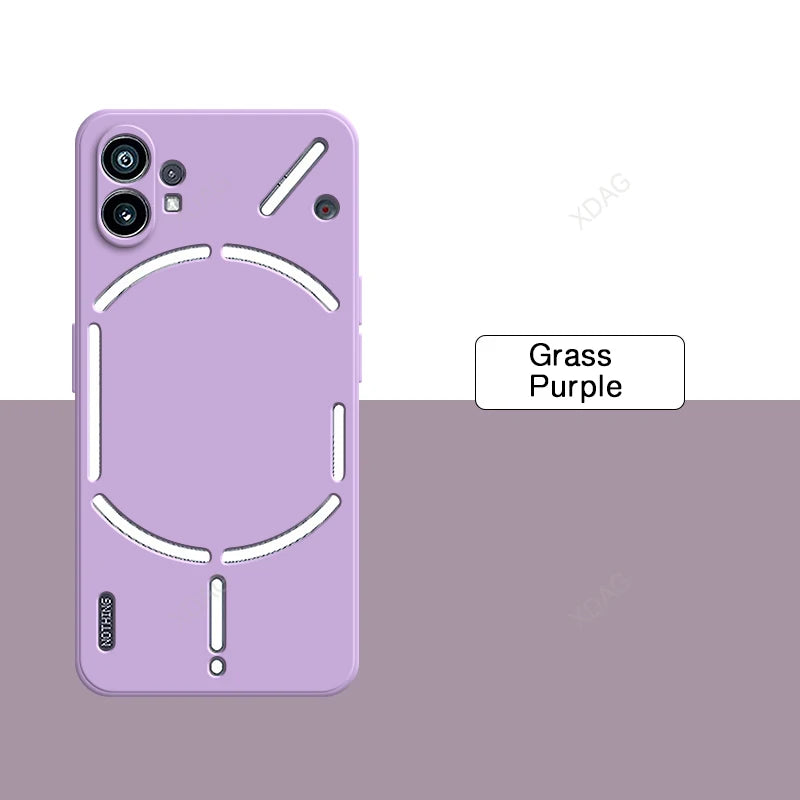 Phone Case for Nothing Phone (1) 1 One 5G A063 Fashion Simple High Qualtiy Original Liquid Silicone Camera Protection Back Cover