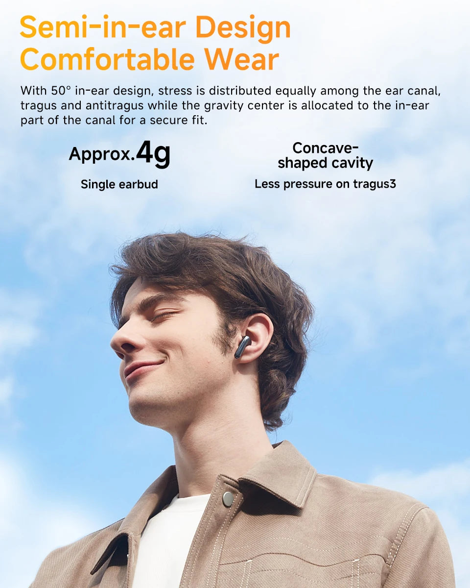 QCY HT10 AilyBuds Pro+ Wireless Bluetooth Earbuds Hi Res LDAC Adaptive Audio ANC Active Noise Cancellation Earphone 28H