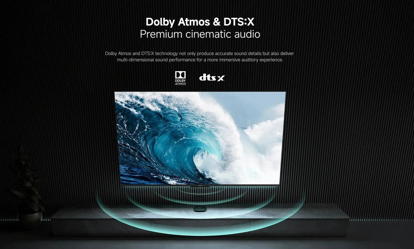 Xiaomi Mi TV Box S 3rd / 2nd Gen, Android Smart TV Box Media Player 4K UHD Google TV Dolby Vision HDR10+ Google Assistant BT5.2
