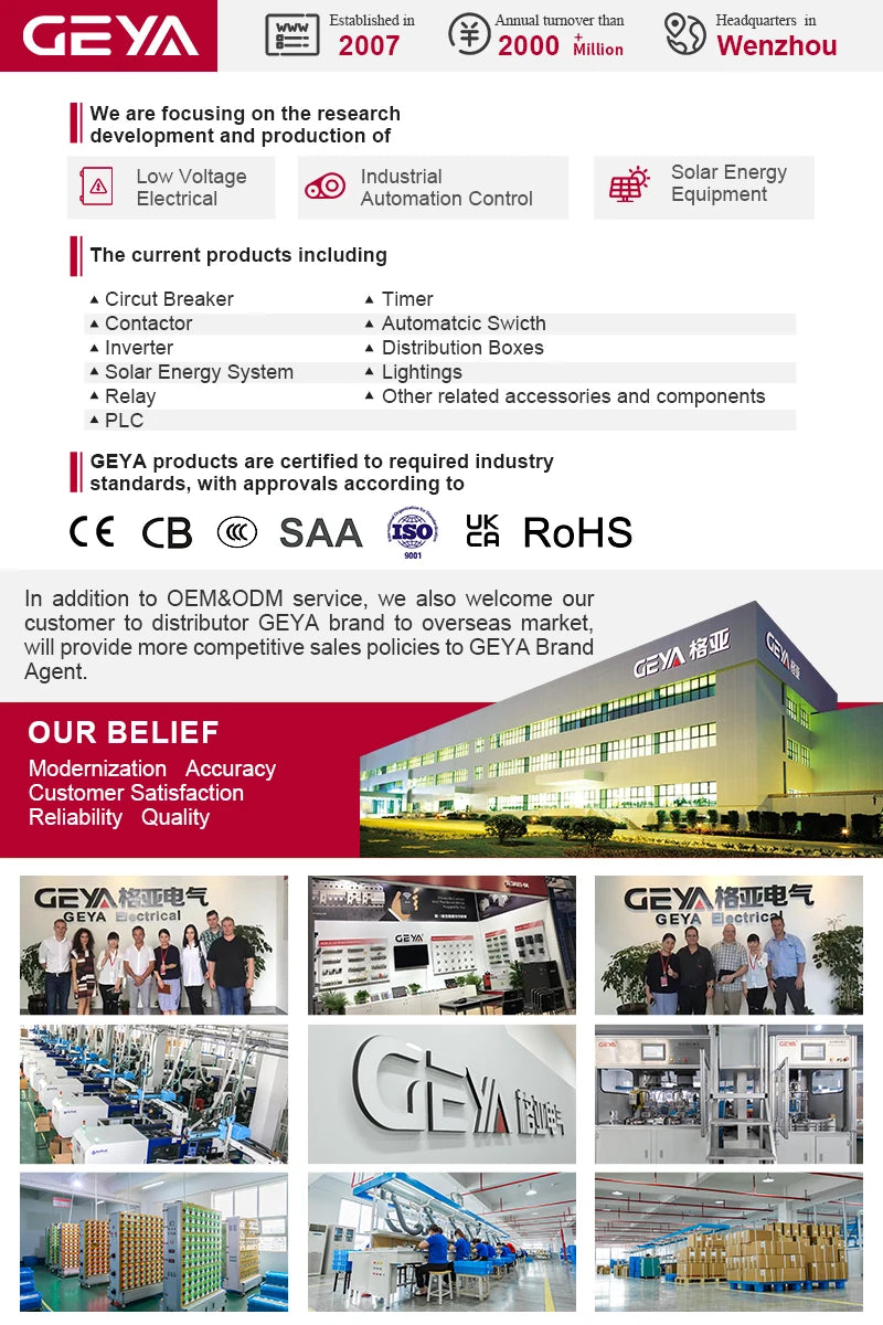 GEYA G2R Din Rail 2P 4P ATS Dual Power Automatic Transfer Switch Electrical Selector Switches Uninterrupted Power 25A 40A 63A
