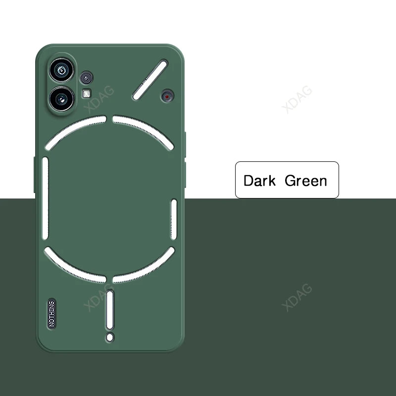 Phone Case for Nothing Phone (1) 1 One 5G A063 Fashion Simple High Qualtiy Original Liquid Silicone Camera Protection Back Cover