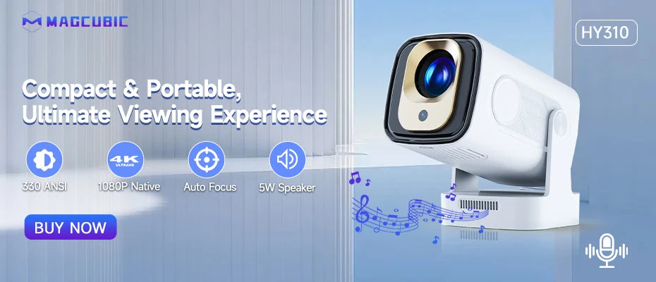 Magcubic Native 1080P 650ANSI 4K Android11 L018 Projector With Auto Keystone Correction Focus Wifi6 BT5.2 Portable Movie Outdoor