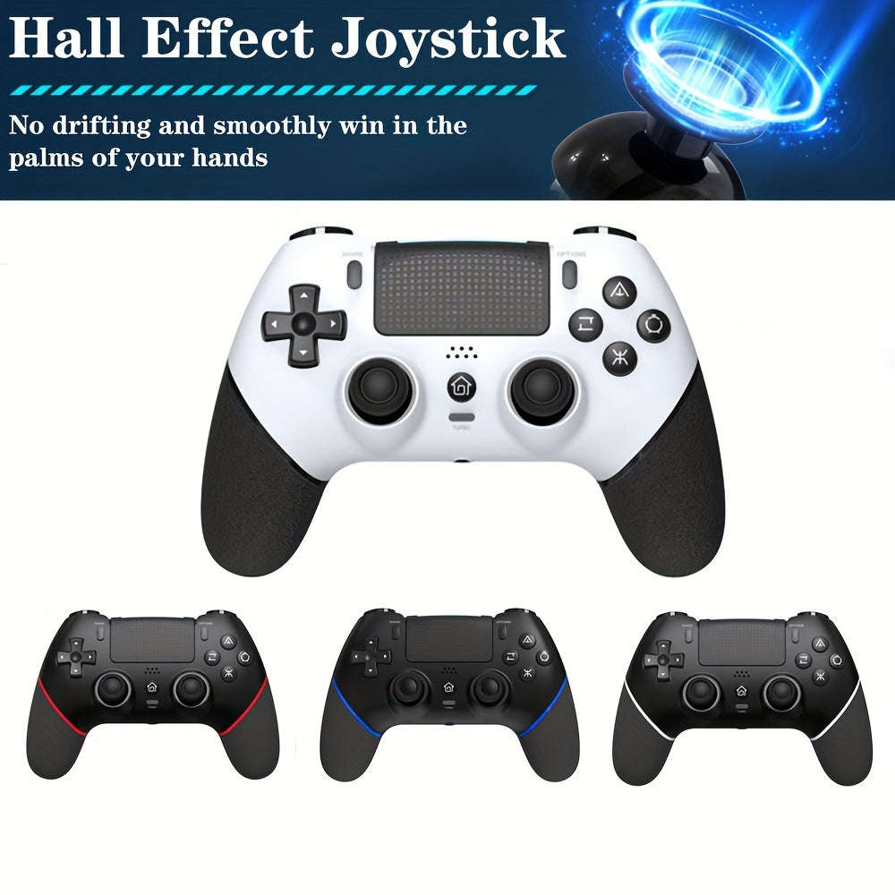 DOBE FOMIS ELECTRONICS Wireless Controller for PS4/PS4 Pro/PS4 Slim - No Drift, Hall Effect Joysticks, 3.5mm Speaker Jack, 6-Axis Motion Sensor, Programmable Turbo Function