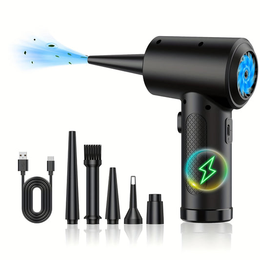 Rechargeable Cordless Air Blower for Easy Cleaning of Electronics and Home Surfaces